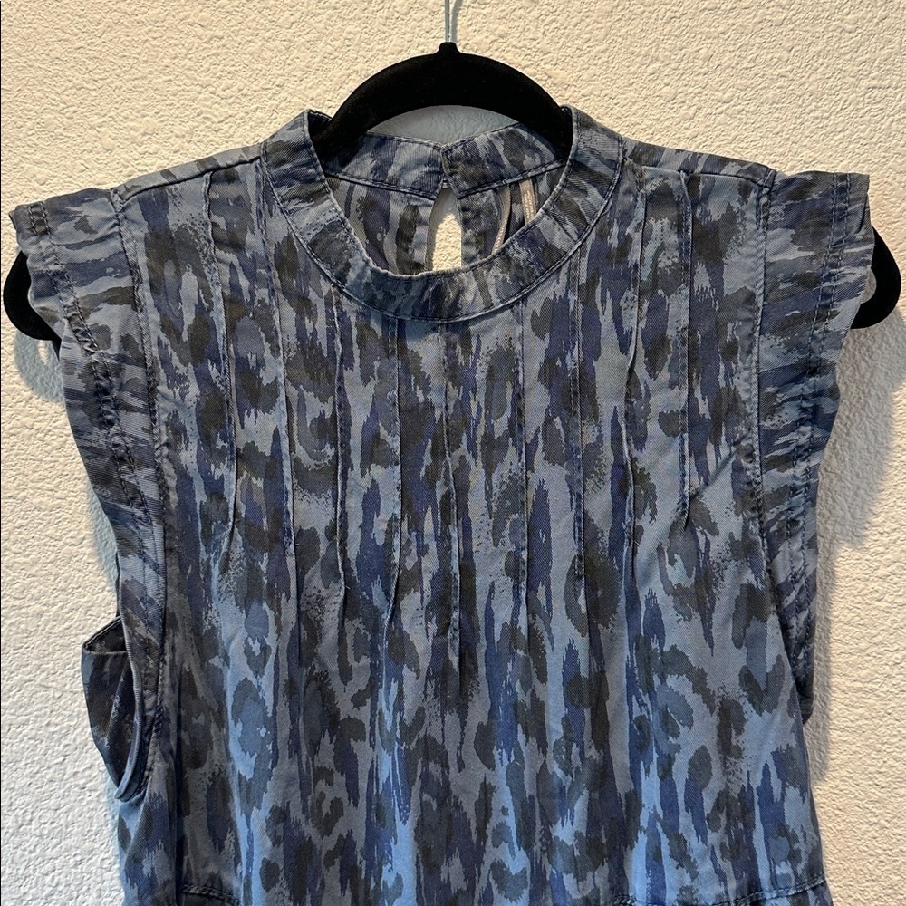Anthropologie Patterned High Neck Dress - Picture 2 of 7